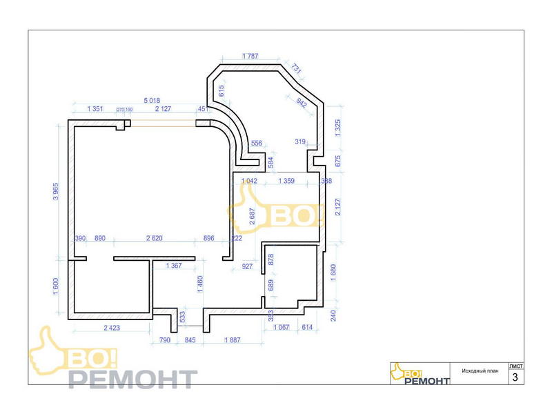 Дизайн проект квартиры 41 м2-102